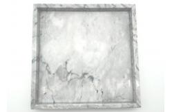 China Decorative Square Serving Tray White With Vein Durable Moisture Resistant supplier