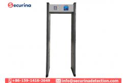 China Weapons Detection Multi Zone Metal Detector LED Screen 0-200 Sensitive Adjustable supplier