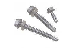 China Hex Flange Head Self Tapping Screws Hexagon Washer Head Screws supplier