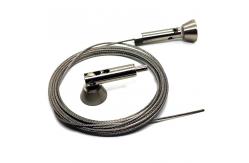 China Stainless Steel Cable Gripper Display System With Ceiling To Floor Fixings supplier