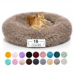 Large Cat Pet Calming Beds Washable Nest Luxury Dog Sofa Beds 40CM-120CM for sale