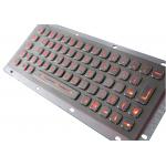 Stainless Steel Backlit USB Keyboard IP65 Industrial kiosk Keypad for sale