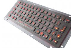 China Stainless Steel Backlit USB Keyboard IP65 Industrial kiosk Keypad supplier