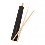 200mm Logo Customized Round Bamboo Chopsticks Eco Friendly for sale