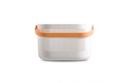 China H18cm Plastic Storage Basket Drainage Plastic Vegetable Basket With Handle supplier