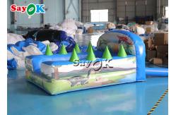 China Dinosaur Themed Backyard Inflatable Ball Pit Pool With Air Blower supplier