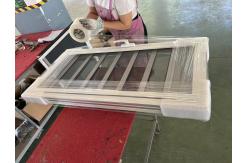 China Aluminium Fixed Louver Glass Window Tempered Glass Manual Operation Custom supplier