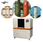 Water Bottle Cylinder Jet UV Printer CMYK White Varnish Printing Machine for sale