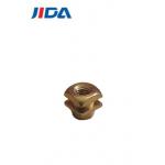 Hpb54-1 9mm M5 Thumb Nut Square Mounting Brass Knurled Nut Customized