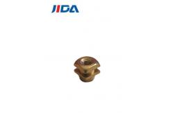 China Hpb54-1 9mm M5 Thumb Nut Square Mounting Brass Knurled Nut Customized supplier