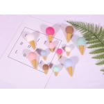 6.5 Cm Cute Pattern Wool Felt Balls Round Ice Cream Cone For Photo Prop for sale