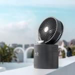 Battery Usb 4000mAh Table Cooling Fan Ultrasonic Water Mist Spray Fan for sale