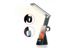 China 15w Fast 5 In 1 Custom Wireless Charger Desk Lamp With Phone Charger supplier