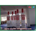 Advertising 3 - 6m Inflatable Wine Bottle With Logo Printing for sale