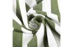 China Lycra Cotton Striped Material Fabric 180cm Stretch Combing Glossy Surface supplier