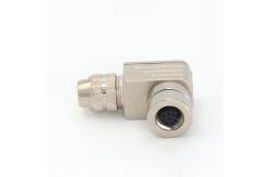 China Field Wireable Assembly M12 Connector 8 Pin Female Metal IP67 Industrial supplier