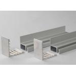 Silvery Anodized Solar Panel Aluminium Frame 6063 / 6061 With Cutting / Punching for sale