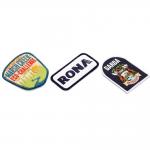 Custom Logo Patches Hook And Loop For Bags Clothes Applique Patch for sale