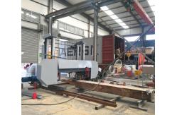 China Large Wood Working Portable Horizontal Band Sawmill Log Cutting Machine supplier
