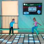 Jumping Grid Multi Players Game Led Dance Floor Tile For Amusement Park for sale