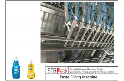 China High Accuracy Paste Filling Machine , Liquid Soap / Shampoo Filling Machine supplier