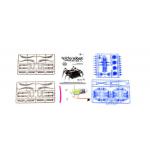 Kids Diy Arduino DOF Robot , Electronic Spider Robot DIY Educational Toys