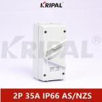 35A IP66 Industry Single Phase Isolator Switch Outdoor Waterproof for sale