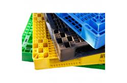 China Large HDPE Four Way Entry Double Sides Euro Plastic Pallet Stackable Reversible supplier