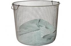 China Rectangular 370mm Lengh 250mm Width Wire Mesh Storage Baskets With Handle supplier