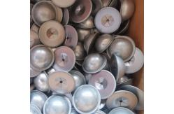 China Galvanized Steel 28 Mm Dome Cap Washers To Fix 3 Mm Nails supplier