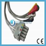 Drager Siemens 5 lead  ECG cabe with leadwires ,Euro-Style leads,Grabber/snap,TPU Cables,IEC,CE Mark for sale