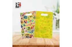 China Waterproof Fold Shopping Bag Recyclable Poly Plastic Bags Customized Logo Printing supplier