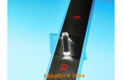 China All Surface Polished Sapphire Optical Windows Crylinder Rod Lens With Plunger Stick supplier