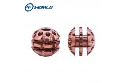 China Steel Alloys Brass CNC Titanium Parts Turning Anodize Surface supplier