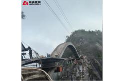 China Long Span Steel Structure Bridge Construction Light Weight Good Toughness supplier