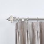 Custom Curtain Pole Accessories 28mm Extendable Window Curtain Rod Set for sale