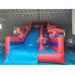 Commercial Grade Inflatable High Slide Spider-Man Hero Cartoon Figure Inflatable Slide For Party Rental For Kids for sale