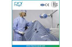 China Surgical Single Drape Water-repellent With Adhesive Triangular Opening supplier