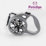 Size M ABS Plastic 350G Retractable Pet Leash