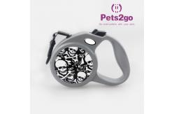 China Size M ABS Plastic 350G Retractable Pet Leash supplier