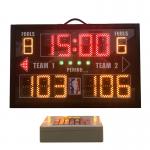 Aluminum Portable Electronic Scoreboard , Baseball Field Scoreboard With Carry Handle for sale