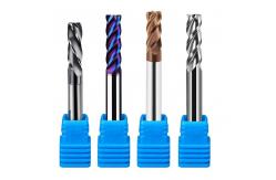 China 4 Flute Carbide Indexable Cutters Flat D10 Hrc45 Hrc55 Hrc65 Solid End Mill supplier