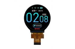 China SPI Interface 1.54 Inch IPS Round TFT LCD Display 240(RGB)×240 supplier