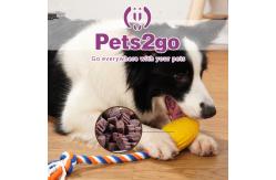 China Vocalize Tellow Plastic 127X78mm Dog Chew Toys supplier