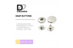 China Custom Made Silver Snap Buttons , Hidden Snap Buttons For Leather Jacket supplier