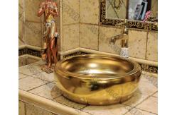 China Ceramic  Wash Basin PVD Gold Coating Equipment , TiN  PVD Vacuum Plating Machine supplier