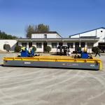Remote Control Battery 10 Tons Omni Steerable Steel Industrial Transfer Cart for sale