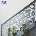 Anodized Aluminum Stair Railing Waterproof Staircase Balustrade Handrail for sale