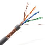 OEM Indoor SFTP Data Cable Cat5e Utp 24awg CE FCC UL ETL Certificate for sale