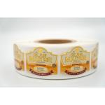 Customized Adhesive Condiment Bottle Labels Sticker Paper Whisky Sticker Label for sale